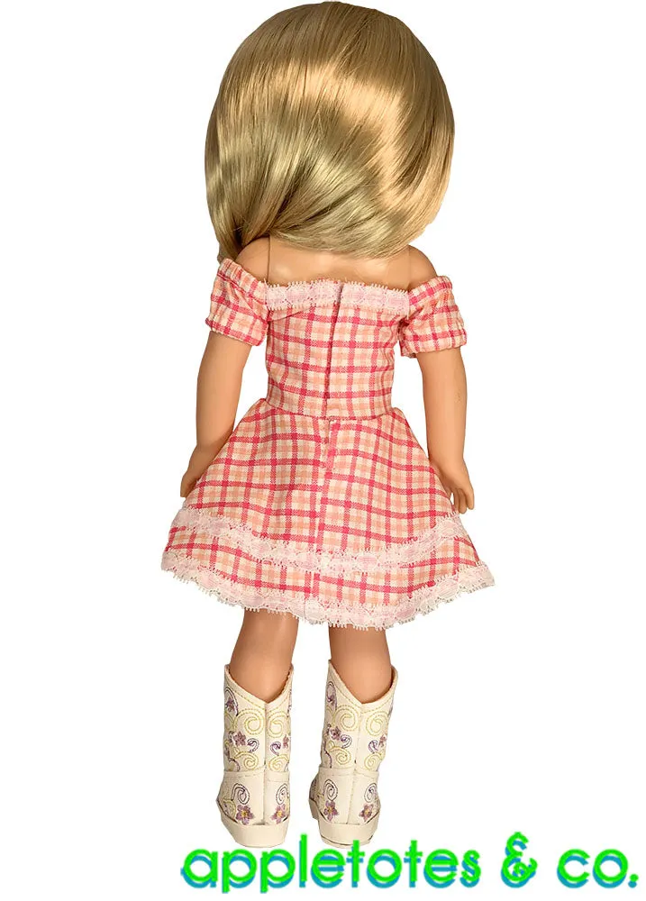 Cheyenne Dress Sewing Pattern for 14 Inch Dolls