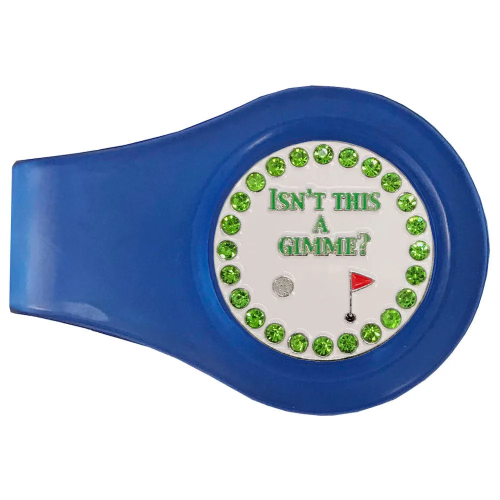 Isn't This A Gimme Golf Ball Marker With Colored Clip