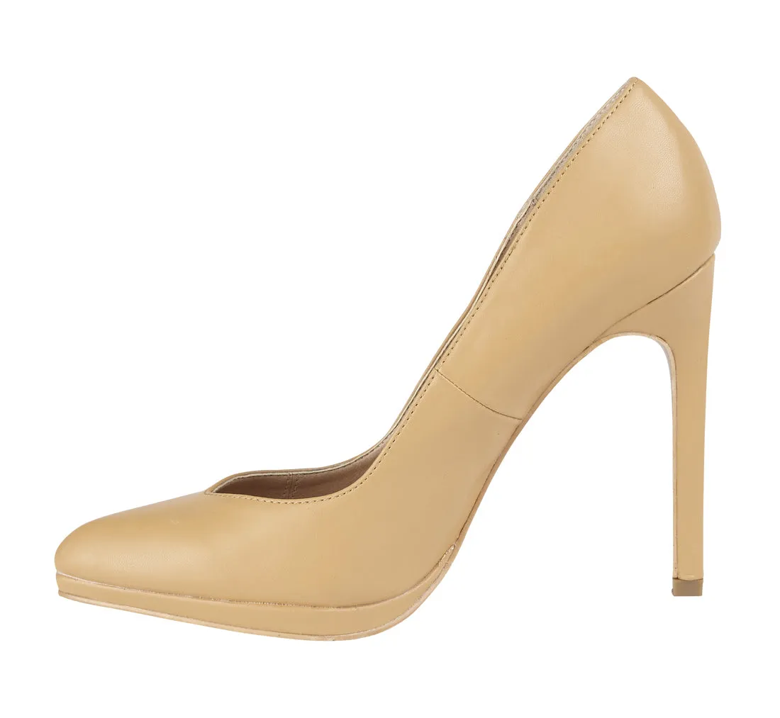 Nude Patent Stilettos